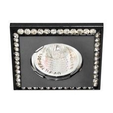 Вбудований світильник Feron DL102-BK під лампу прозорий чорний