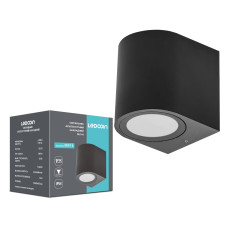 Архітектурний накладний світильник Ledcoin DH144 під лампу чорний