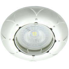 Вбудований світильник Feron DL6022 під лампу перлове срібло