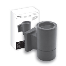 Архітектурний накладний світильник Feron DH0701 під лампу сірий