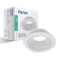 Вбудований поворотний світильник Feron DL8300 під лампу білий